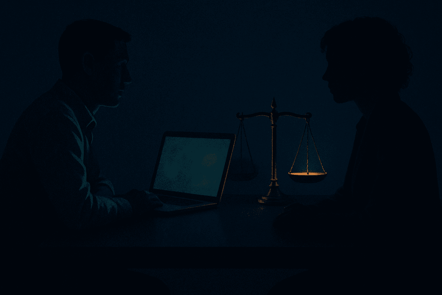 A freelancer and a client across a table, a price between them
